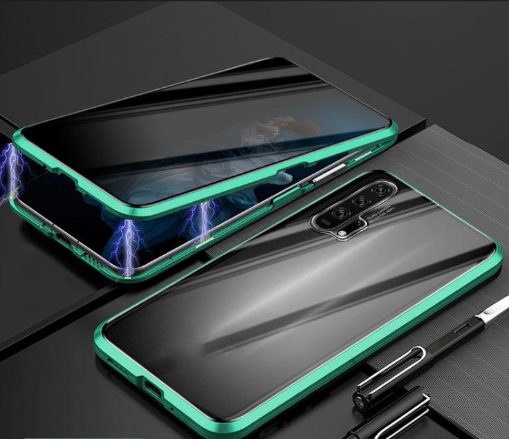 Phone Case Anti-peep Magnetic Protective Shell Magnetic Privacy Glass Case For Phone - BuzzMart
