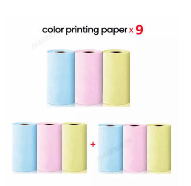 Portable Mini Thermal Label Printer Home Photo Printer Student Wrong Question Printer Bluetooth-compatible Mini Label Printer Price Tag - BuzzMart