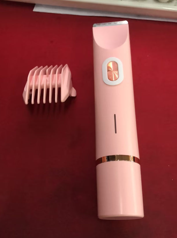 2 In 1 Hair Remover Women's Double Head Shaver Private Pubic Hair Trimmer Electric Razor Wet Dry Electric Body Hair - BuzzMart