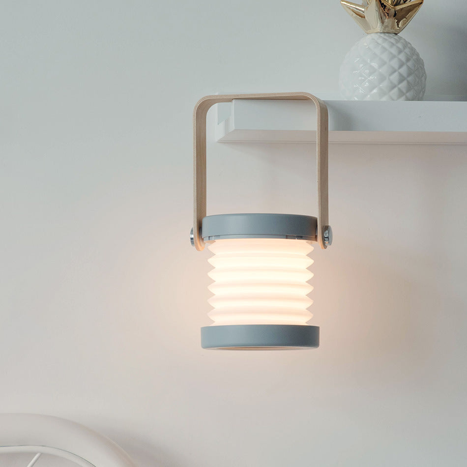 Foldable Touch Dimmable Reading LED Night Light Portable Lantern Lamp USB Rechargeable For Home Decor - BuzzMart