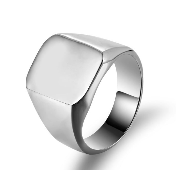 Custom Burn Texture Ring β Bold Stainless Steel Menβs Gift - BuzzMart