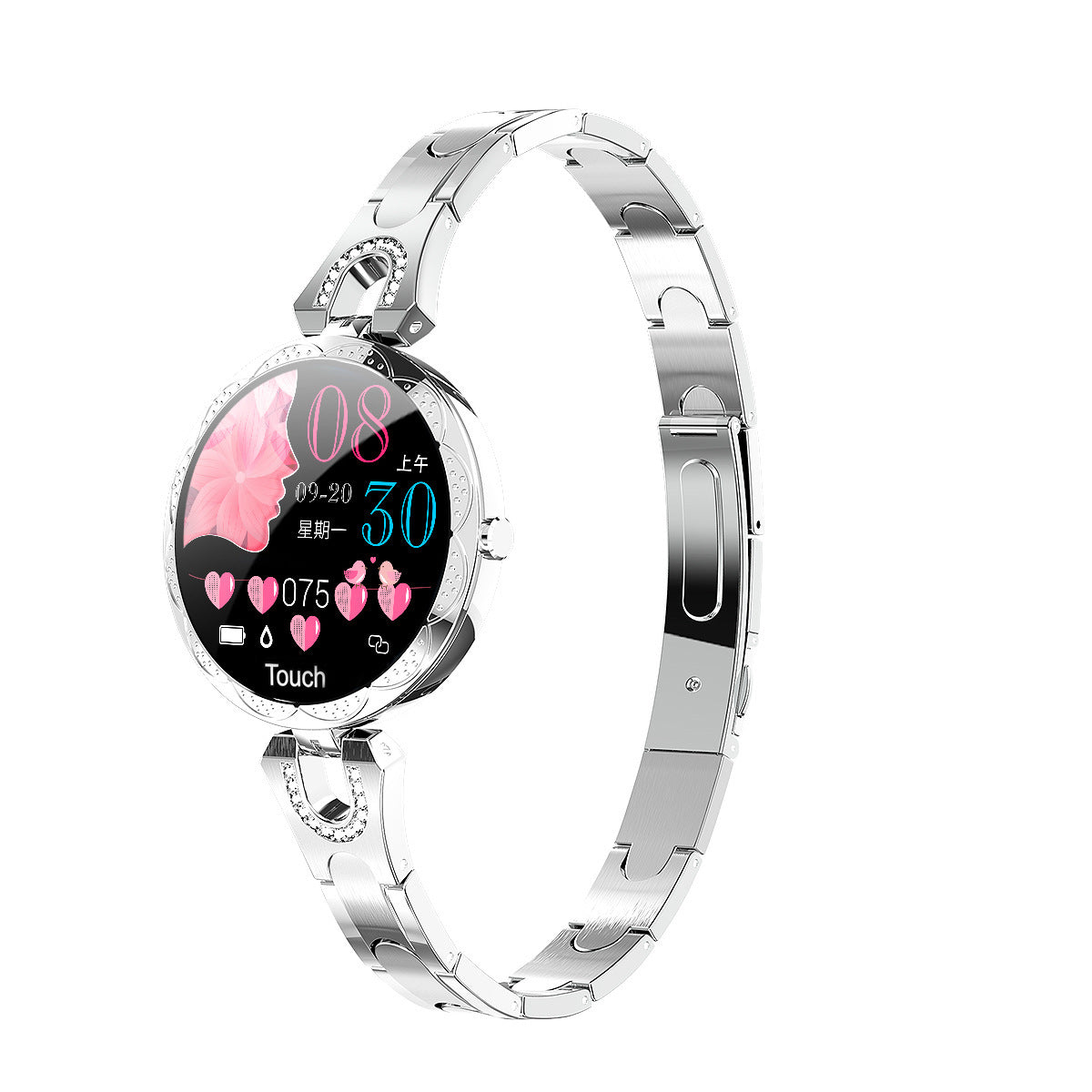 Fashion Women's Smart Watch Waterproof Wearable Device Heart Rate Monitor Sports Smartwatch for Women Ladies - BuzzMart