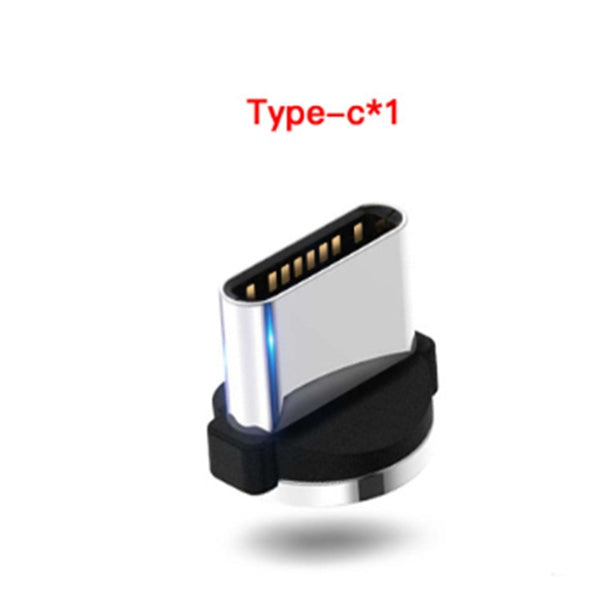 Compatible with Apple, Flowing Ligh Magnetic Streamer Data Line Cable for Iphone Android Typec - BuzzMart