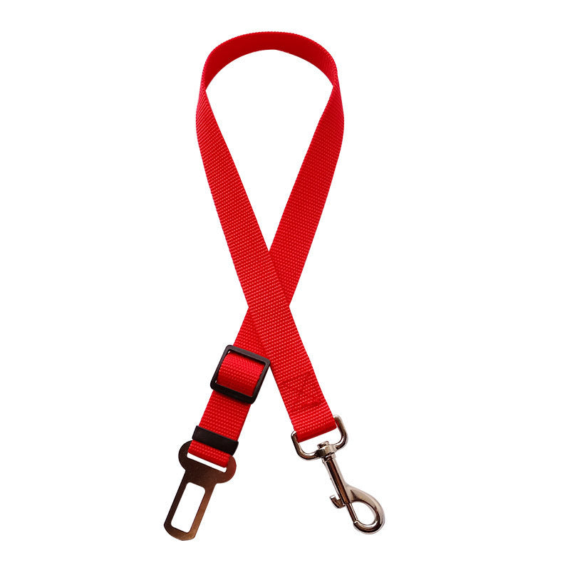 Adjustable Pet Cat Dog Car Seat Belt Pet Seat Vehicle Dog Harness Lead Clip Safety Lever Traction Dog Collars Dogs Accessoires Pets Products - BuzzMart