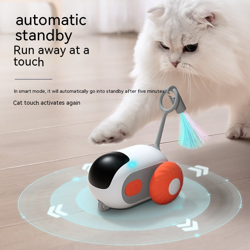 Remote Control Interactive Cat Car Toy USB Charging Chasing Automatic Self-moving Remote Smart Control Car Interactive Cat Toy Pet Products - BuzzMart