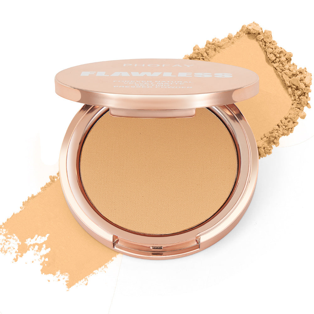 PHOFAY Matte Setting Pressed Powder - BuzzMart