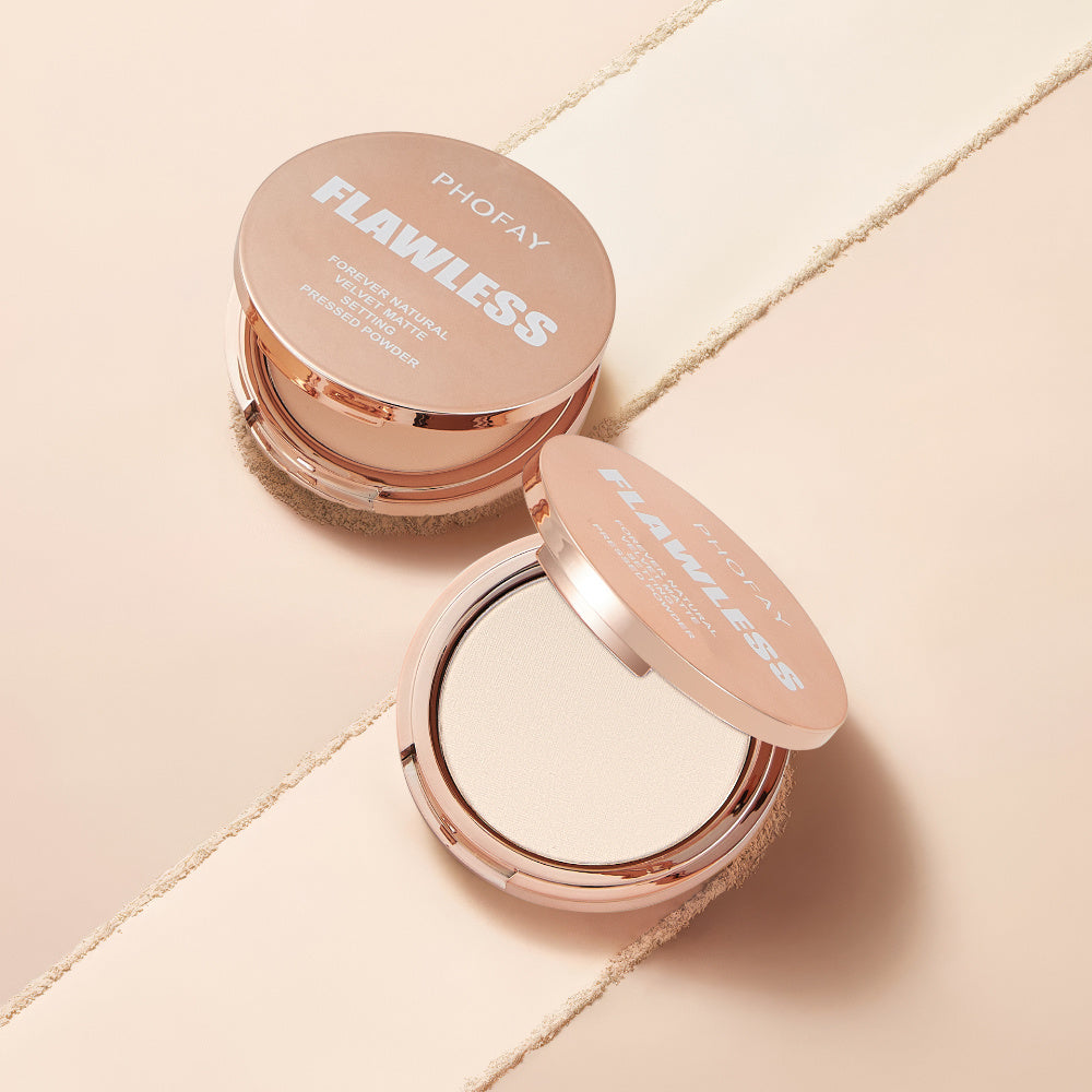 PHOFAY Matte Setting Pressed Powder - BuzzMart