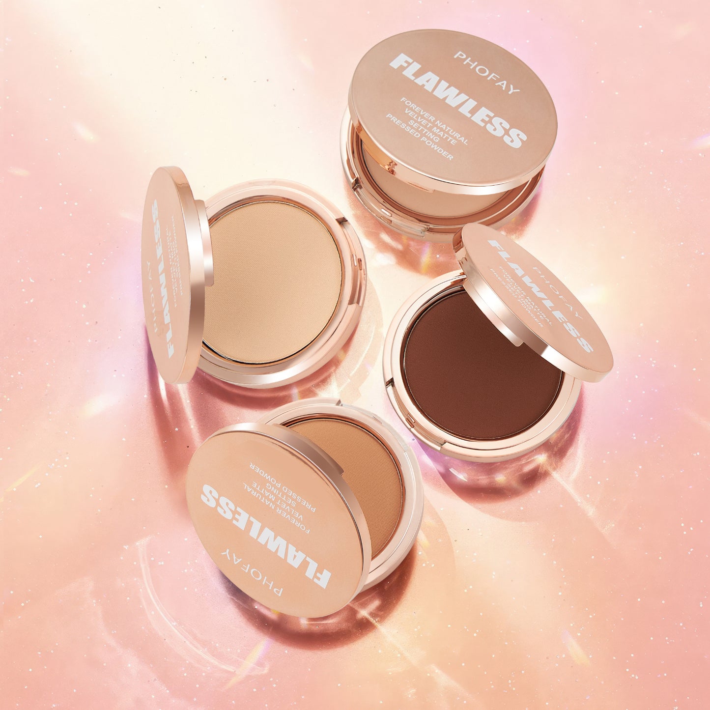 PHOFAY Matte Setting Pressed Powder - BuzzMart