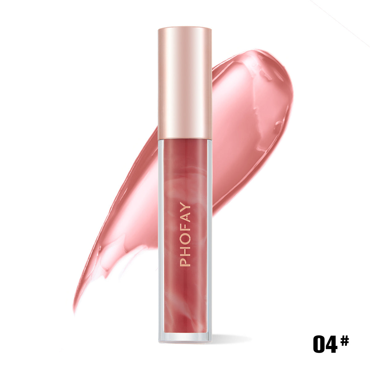 PHOFAY Rose Blooming Hydrating Lip Gloss - BuzzMart