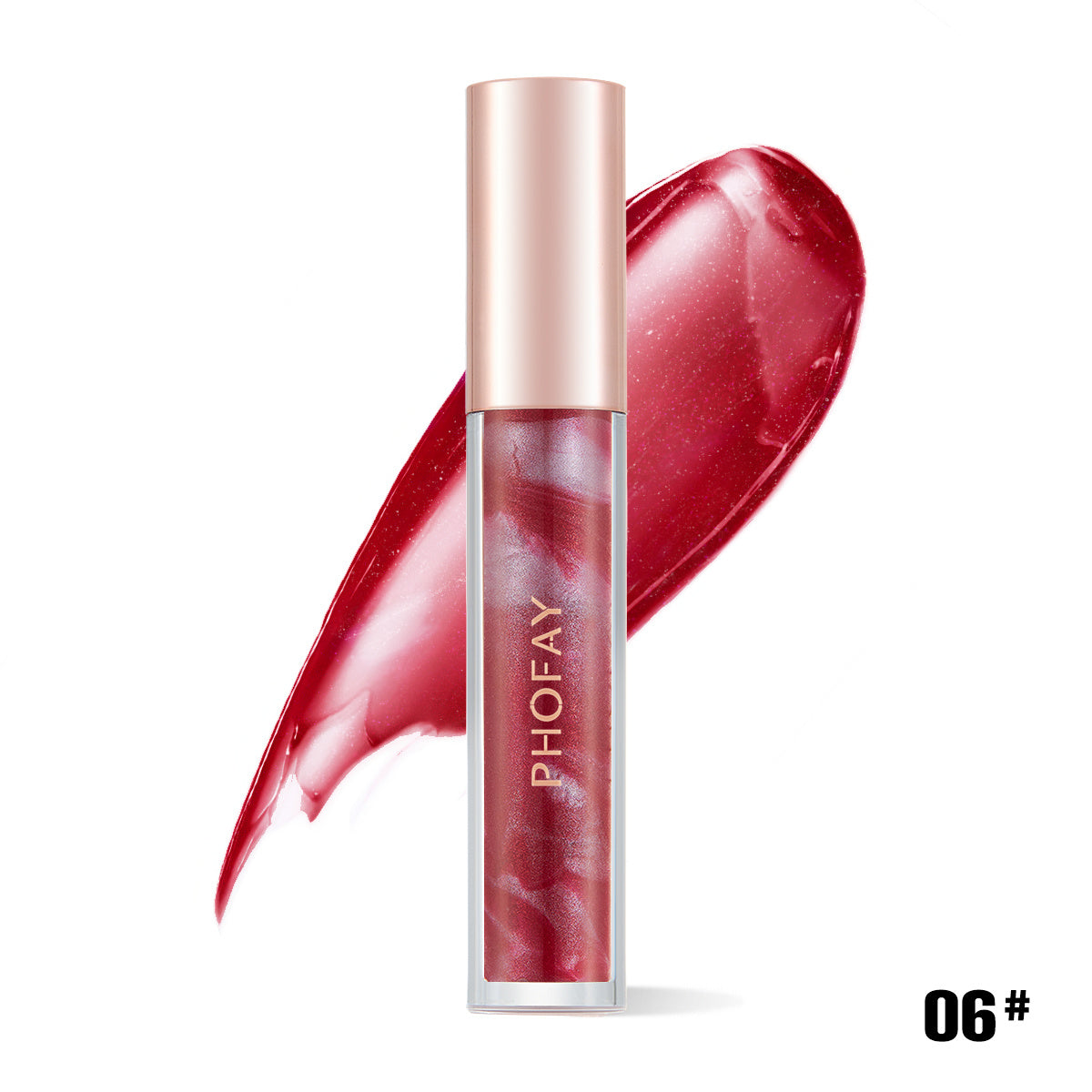 PHOFAY Rose Blooming Hydrating Lip Gloss - BuzzMart