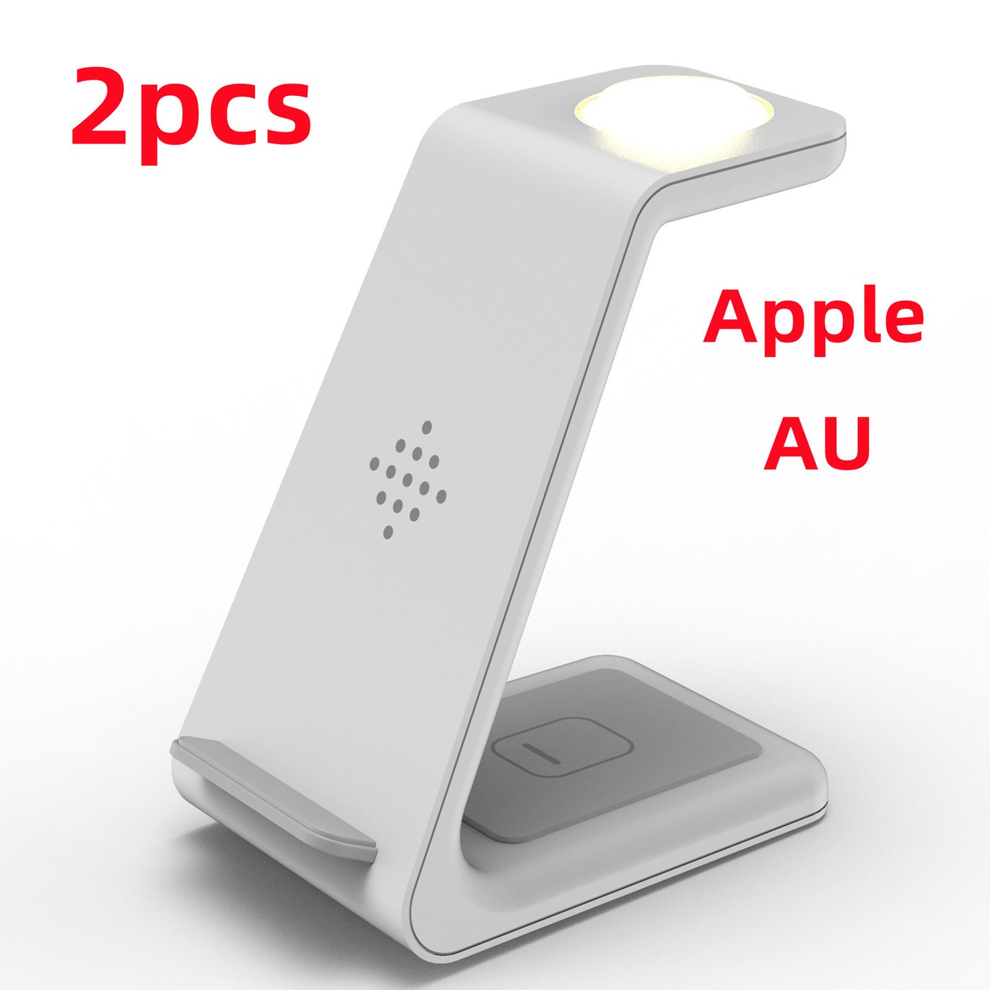 3 In 1 Fast Charging Station Wireless Charger Stand Wireless Quick Charge Dock For Phone Holder - BuzzMart