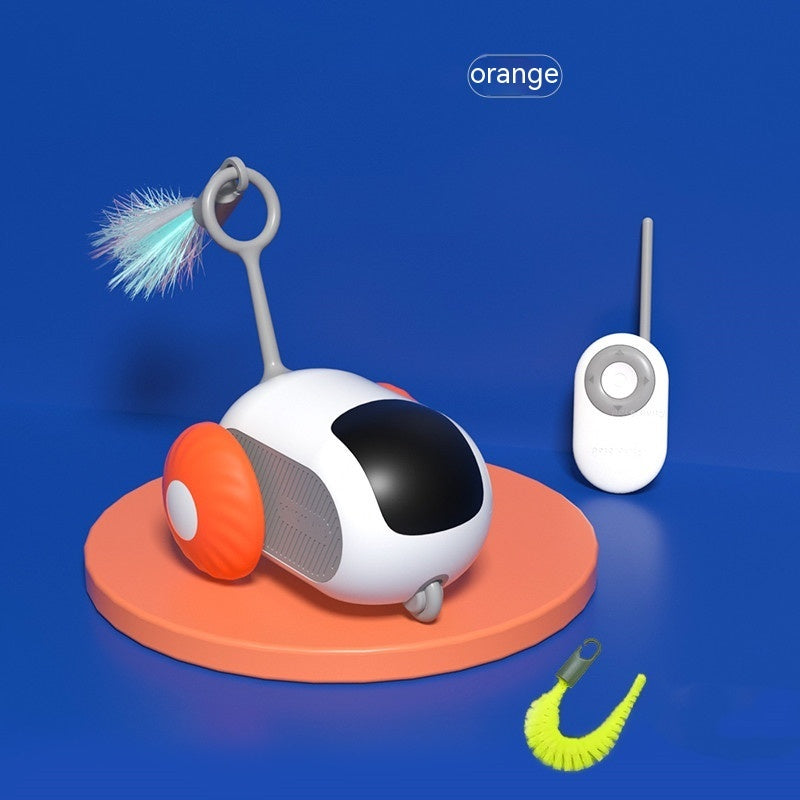 Remote Control Interactive Cat Car Toy USB Charging Chasing Automatic Self-moving Remote Smart Control Car Interactive Cat Toy Pet Products - BuzzMart