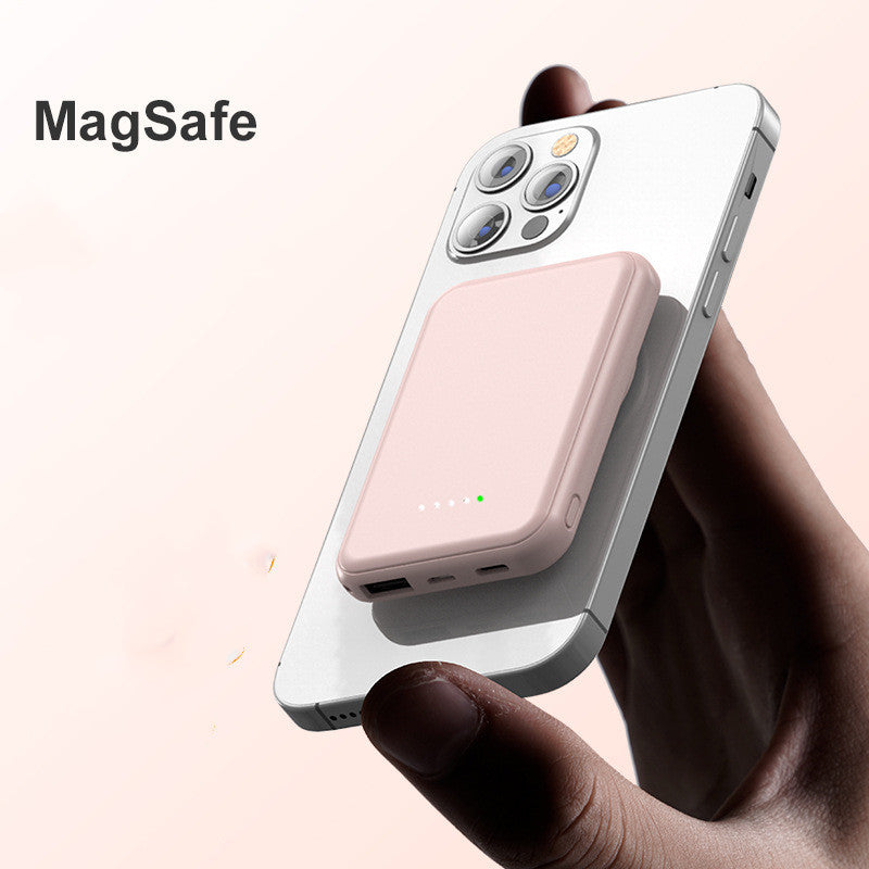 Mini Fast Charging Magnetic Wireless Power Bank 5000 MAh Portable - BuzzMart