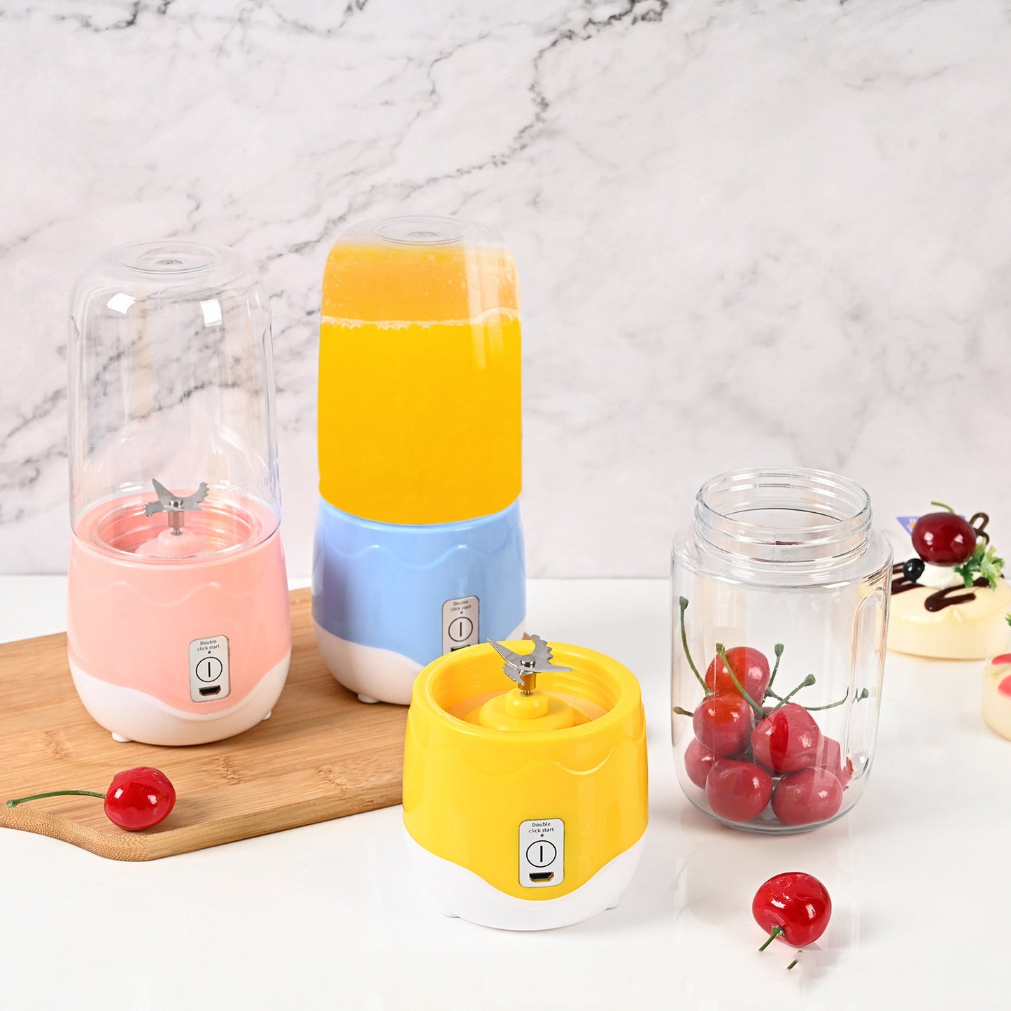 Mini Fruit Blender Cup – Cute USB Juicer for Home - BuzzMart