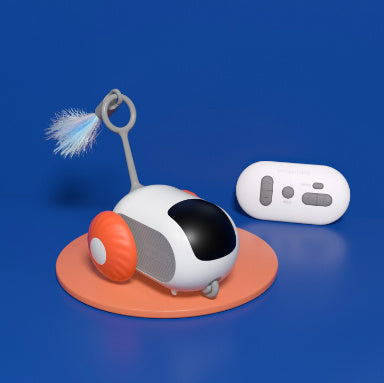 Remote Control Interactive Cat Car Toy USB Charging Chasing Automatic Self-moving Remote Smart Control Car Interactive Cat Toy Pet Products - BuzzMart