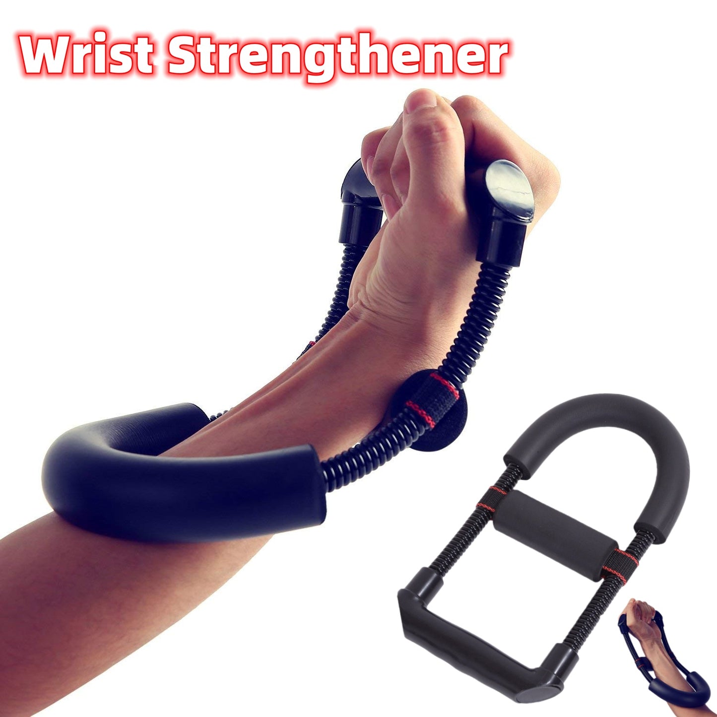 Grip Power Wrist Forearm Hand Grip Arm Trainer Adjustable Forearm Hand Wrist Exercises Force Trainer Power Strengthener Grip Fitness - BuzzMart