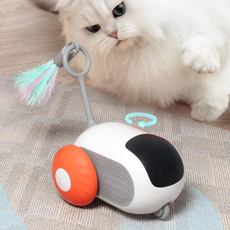 Remote Control Interactive Cat Car Toy USB Charging Chasing Automatic Self-moving Remote Smart Control Car Interactive Cat Toy Pet Products - BuzzMart