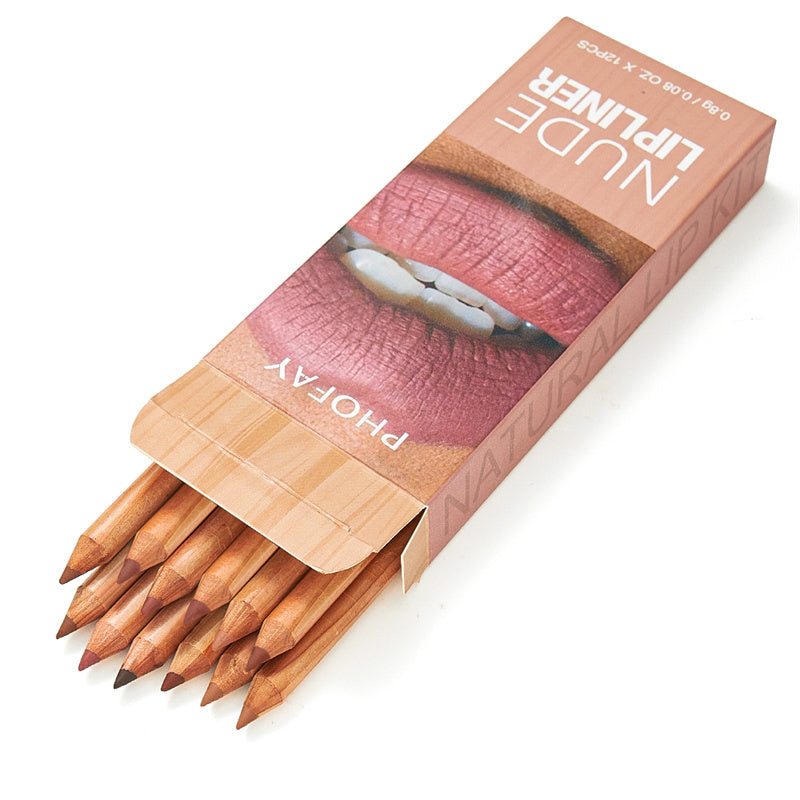 PHOFAY Nude Lipliner Kit - BuzzMart