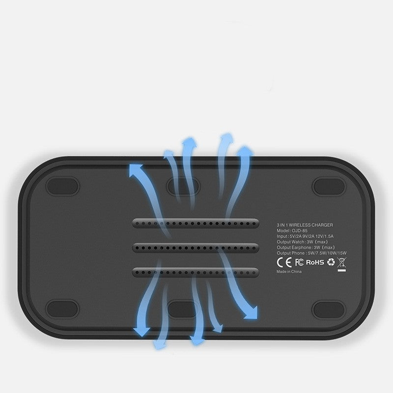 Magnetic 3-in-1 Wireless Charger - BuzzMart