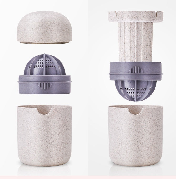 Eco-Friendly Manual Fruit Juicer β Cute Wheat Straw Blender - BuzzMart