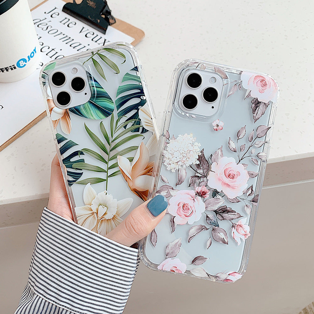 Banana Leaf Watercolor Flowers Are Suitable For Protecting Mobile Phone Cases - BuzzMart