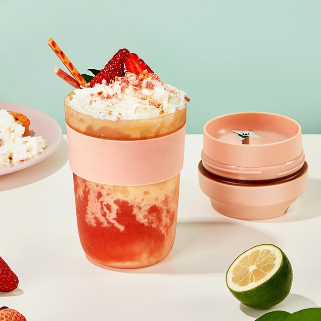 Cute 400ml USB Blender Cup – Smoothie & Juice Maker - BuzzMart