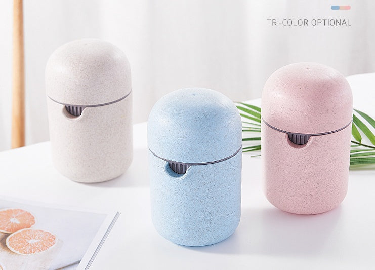 Eco-Friendly Manual Fruit Juicer β Cute Wheat Straw Blender - BuzzMart