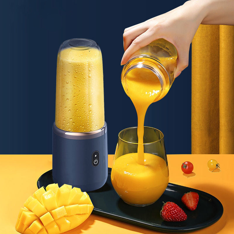 Compact USB rechargeable juice cup blender for fresh smoothies.