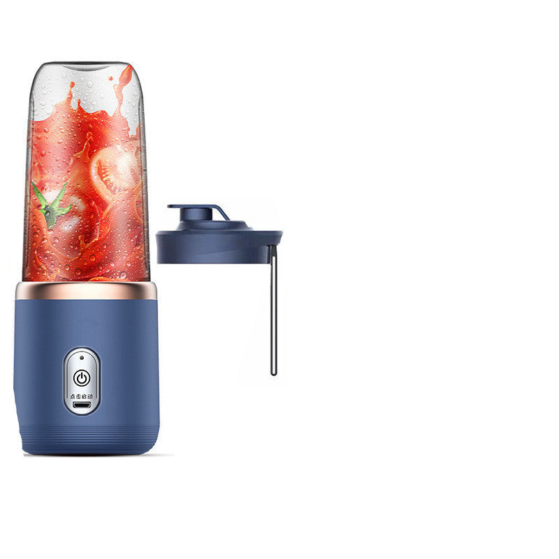 Rechargeable fruit and vegetable blender in compact size.