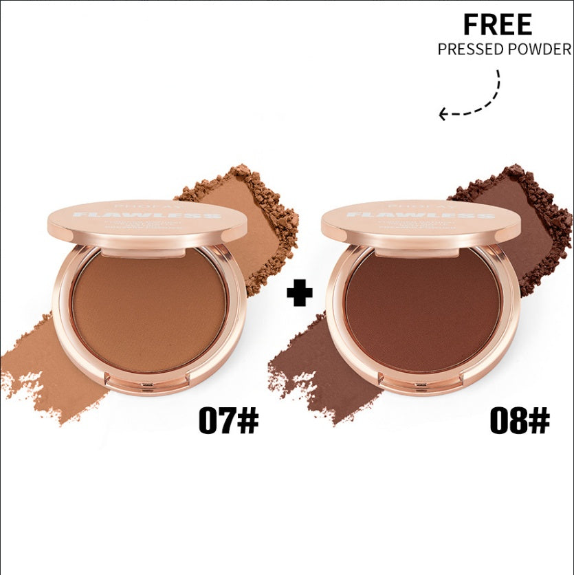 PHOFAY Matte Setting Pressed Powder - BuzzMart