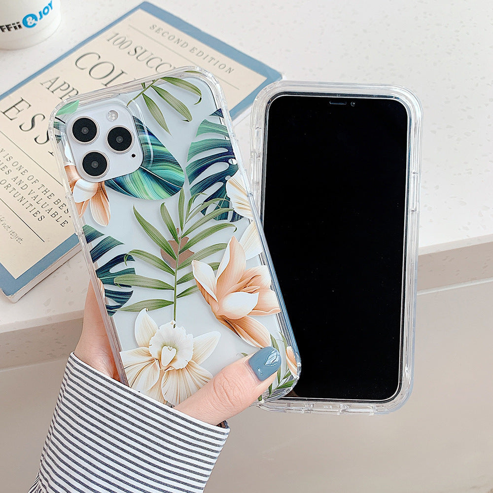 Banana Leaf Watercolor Flowers Are Suitable For Protecting Mobile Phone Cases - BuzzMart