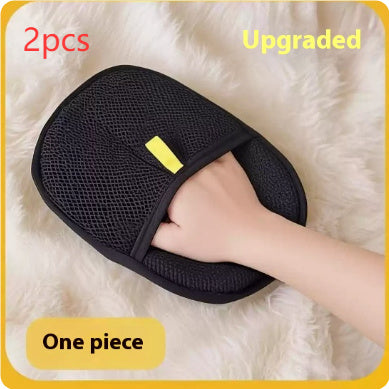 Pet Hair Remover Mitt Pet Hair Remover Gloves Deshedding Brush Glove For Dog Cat Rabbit With Long Short Curly Hair - BuzzMart