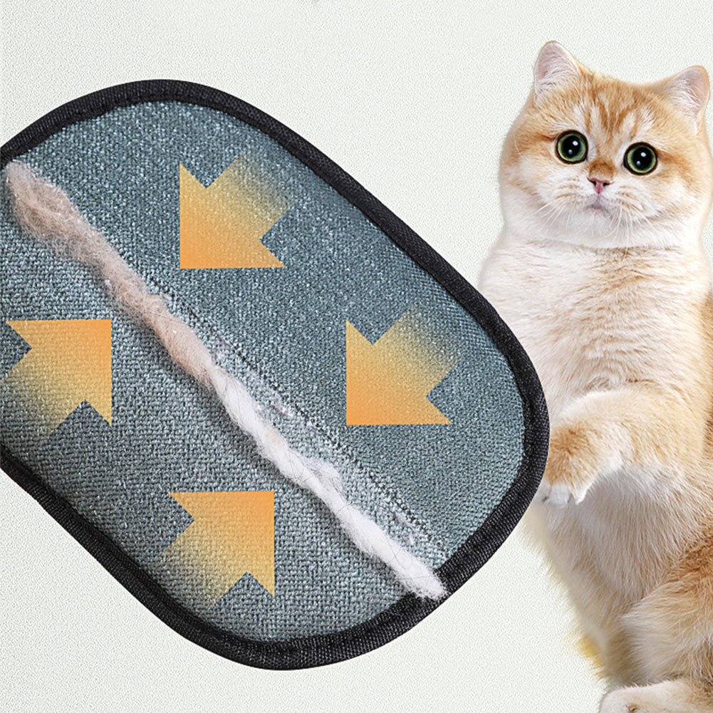 Pet Hair Remover Mitt Pet Hair Remover Gloves Deshedding Brush Glove For Dog Cat Rabbit With Long Short Curly Hair - BuzzMart