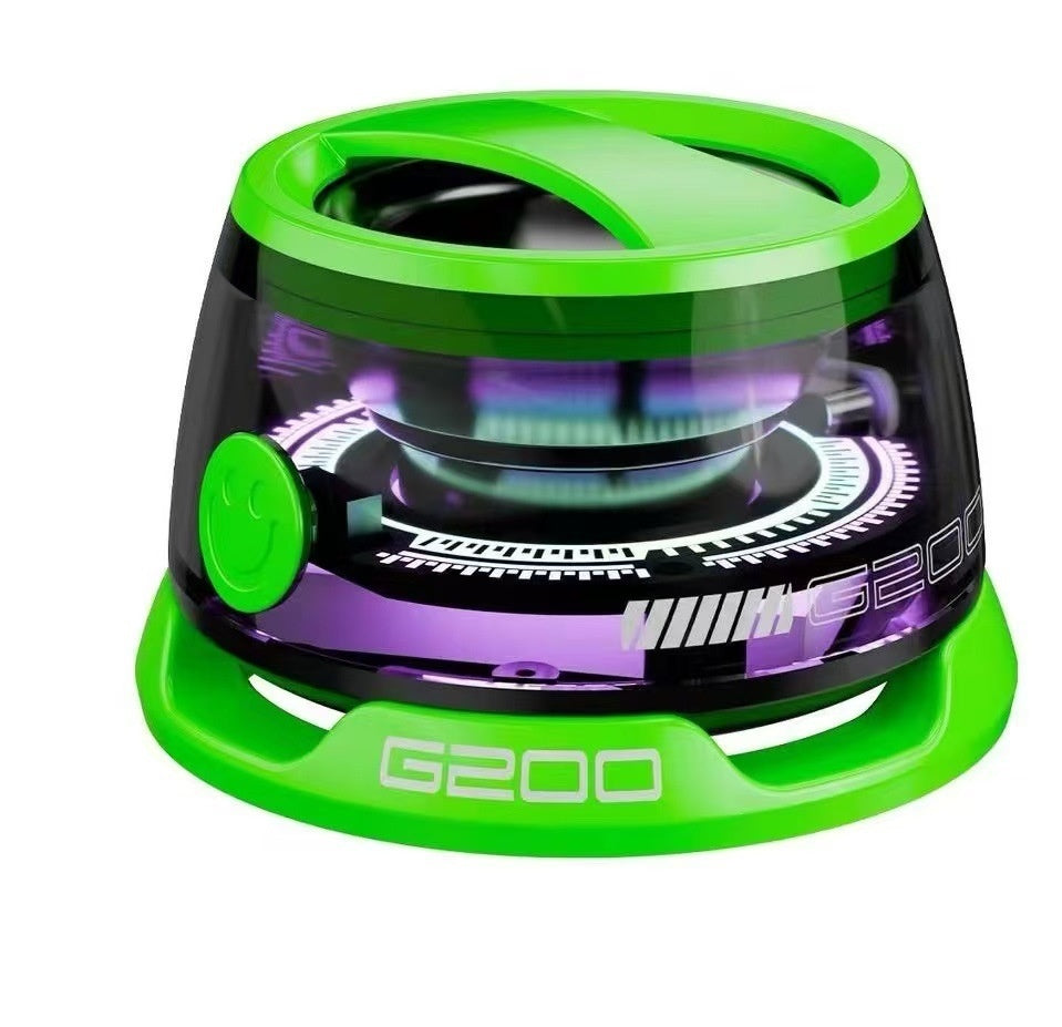 Portable Bluetooth Speaker G200 RGB Lighting Speaker BT5.3 Mini Sound Box 7 Hours Playback Magnetic Phone Holder - BuzzMart