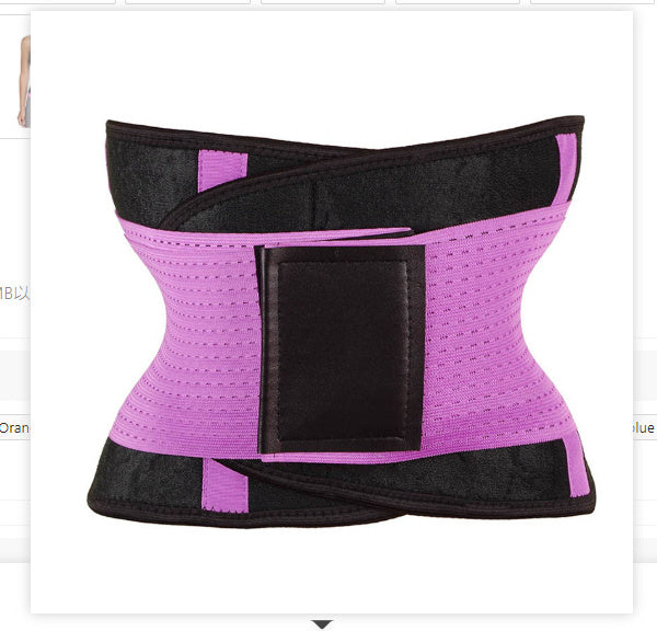 Waist Trimmer Belt Body Shaper Abdominal Trainer Weight Loss Fat Burning Straps - BuzzMart