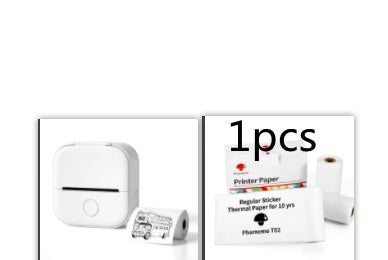 Portable Mini Thermal Label Printer Home Photo Printer Student Wrong Question Printer Bluetooth-compatible Mini Label Printer Price Tag - BuzzMart