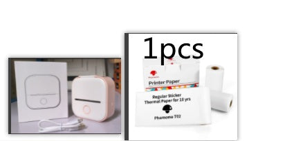 Portable Mini Thermal Label Printer Home Photo Printer Student Wrong Question Printer Bluetooth-compatible Mini Label Printer Price Tag - BuzzMart