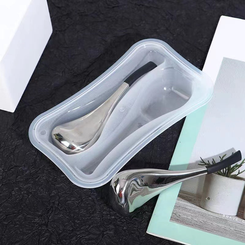 Stainless Steel Face And Eye Massage Ice Scoop - BuzzMart