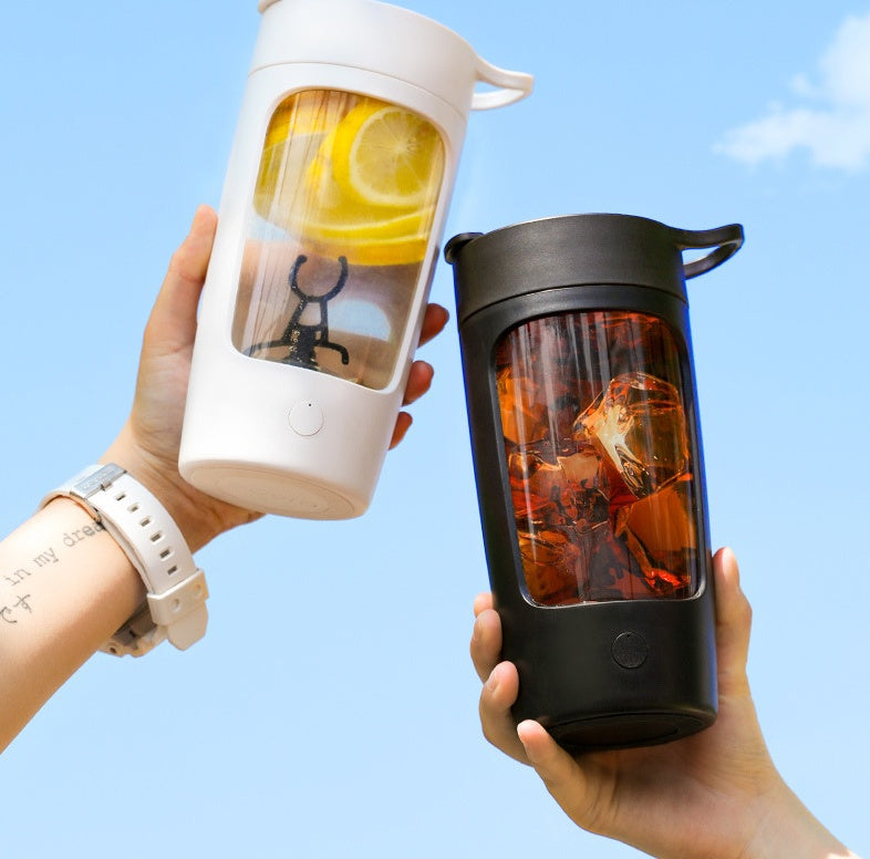 Trendy Portable Juice Blender – Cute Mini Smoothie Maker - BuzzMart