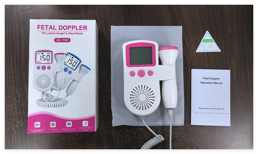 Fetal Heart Rate Monitor Home Pregnancy Baby Fetal Sound Heart Rate Detector - BuzzMart