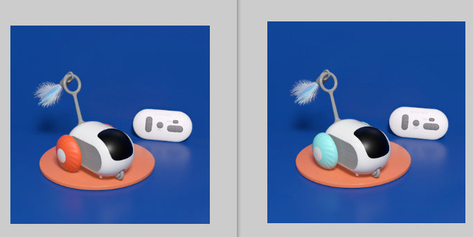 Remote Control Interactive Cat Car Toy USB Charging Chasing Automatic Self-moving Remote Smart Control Car Interactive Cat Toy Pet Products - BuzzMart