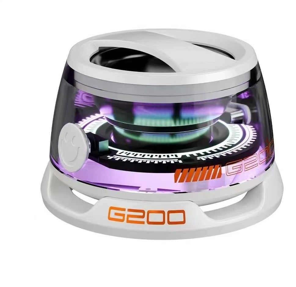Portable Bluetooth Speaker G200 RGB Lighting Speaker BT5.3 Mini Sound Box 7 Hours Playback Magnetic Phone Holder - BuzzMart