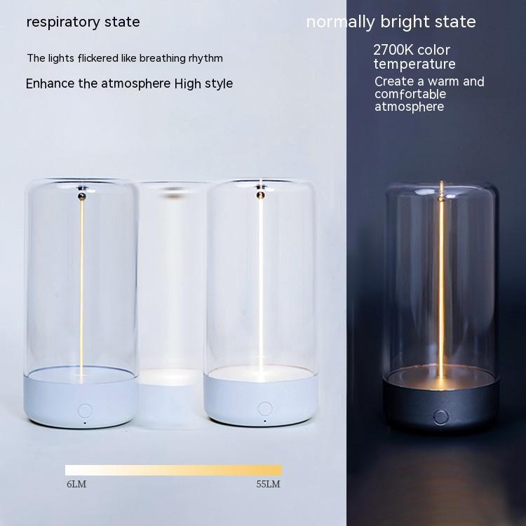 New LED Camping Light Type-c Rechargeable Portable Night Light With High Transparency And Anti Drop Creative Atmosphere Light - BuzzMart