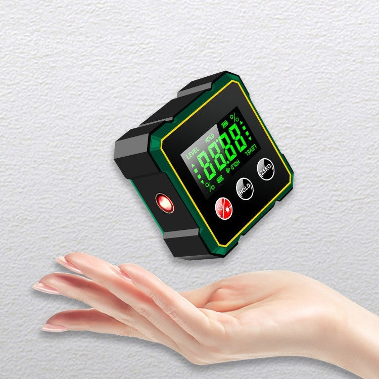 Magnetic Digital Angle Finder With Electronic Laser Gauge Protractor Inclinometer Level Magnets Level Ruler Angle Slope - BuzzMart