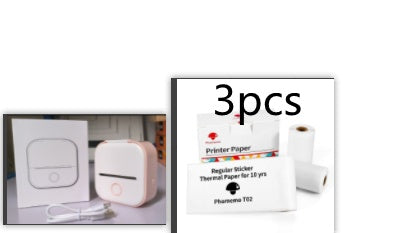 Portable Mini Thermal Label Printer Home Photo Printer Student Wrong Question Printer Bluetooth-compatible Mini Label Printer Price Tag - BuzzMart
