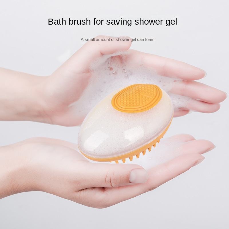 Dog Cat Bath Brush 2-in-1 Pet SPA Massage Comb Soft Silicone Pets Shower Hair Grooming Cmob Dog Cleaning Tool Pet Products - BuzzMart