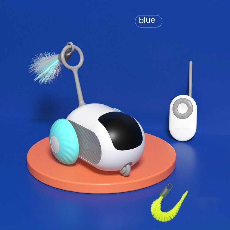 Remote Control Interactive Cat Car Toy USB Charging Chasing Automatic Self-moving Remote Smart Control Car Interactive Cat Toy Pet Products - BuzzMart