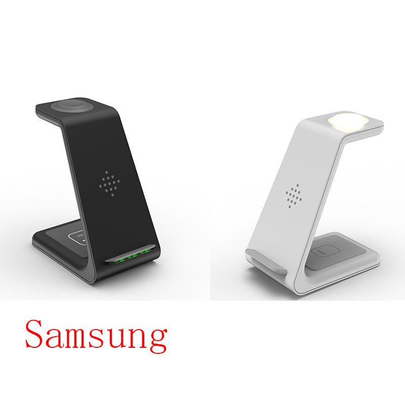 3 In 1 Fast Charging Station Wireless Charger Stand Wireless Quick Charge Dock For Phone Holder - BuzzMart