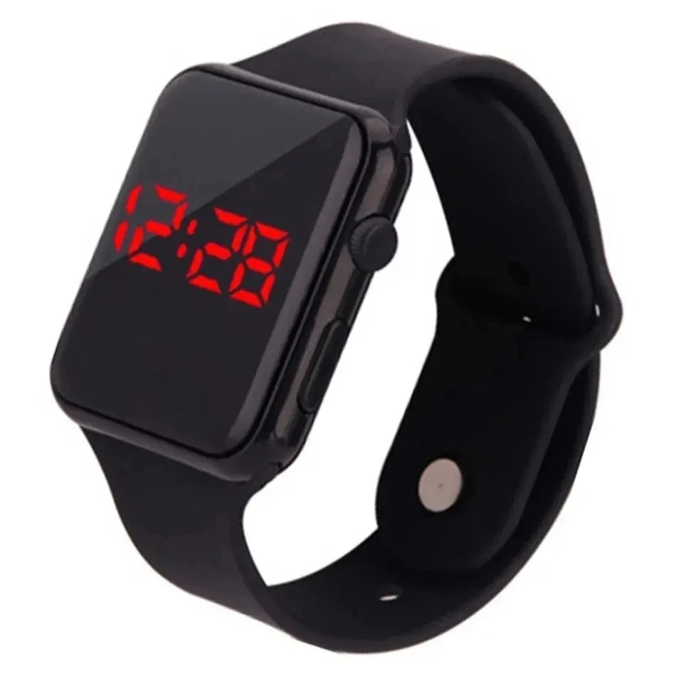 Simple Digital Sport Watch | LED Electronic Unisex Casual Wristwatch - BuzzMart