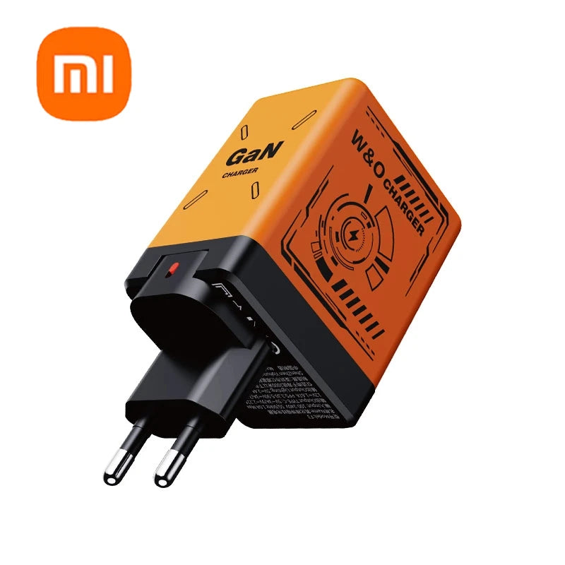 Sleek 120W GaN Charger with Retractable Cables β Fast! - BuzzMart